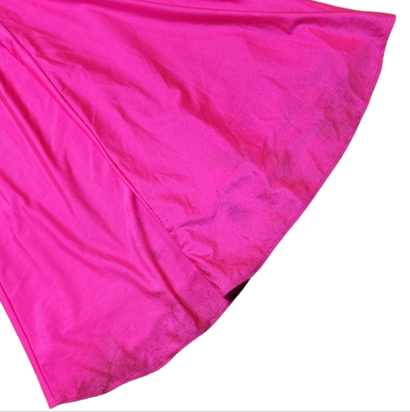 LA FEMME RUCHED MERMAID GOWN PINK 2 - Picture 10 of 13